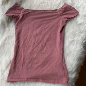 Cute off the shoulder summer shirt